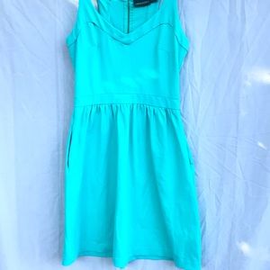 Fitted Turquoise Dress